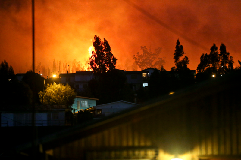 Incendio. AP